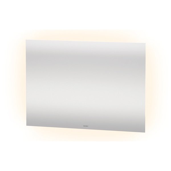 Duravit Light & Mirror Mirror, 39 3/8 X1 1/4 X27 1/2  White Matt, Square, Sensor Switch LM7827D00006000